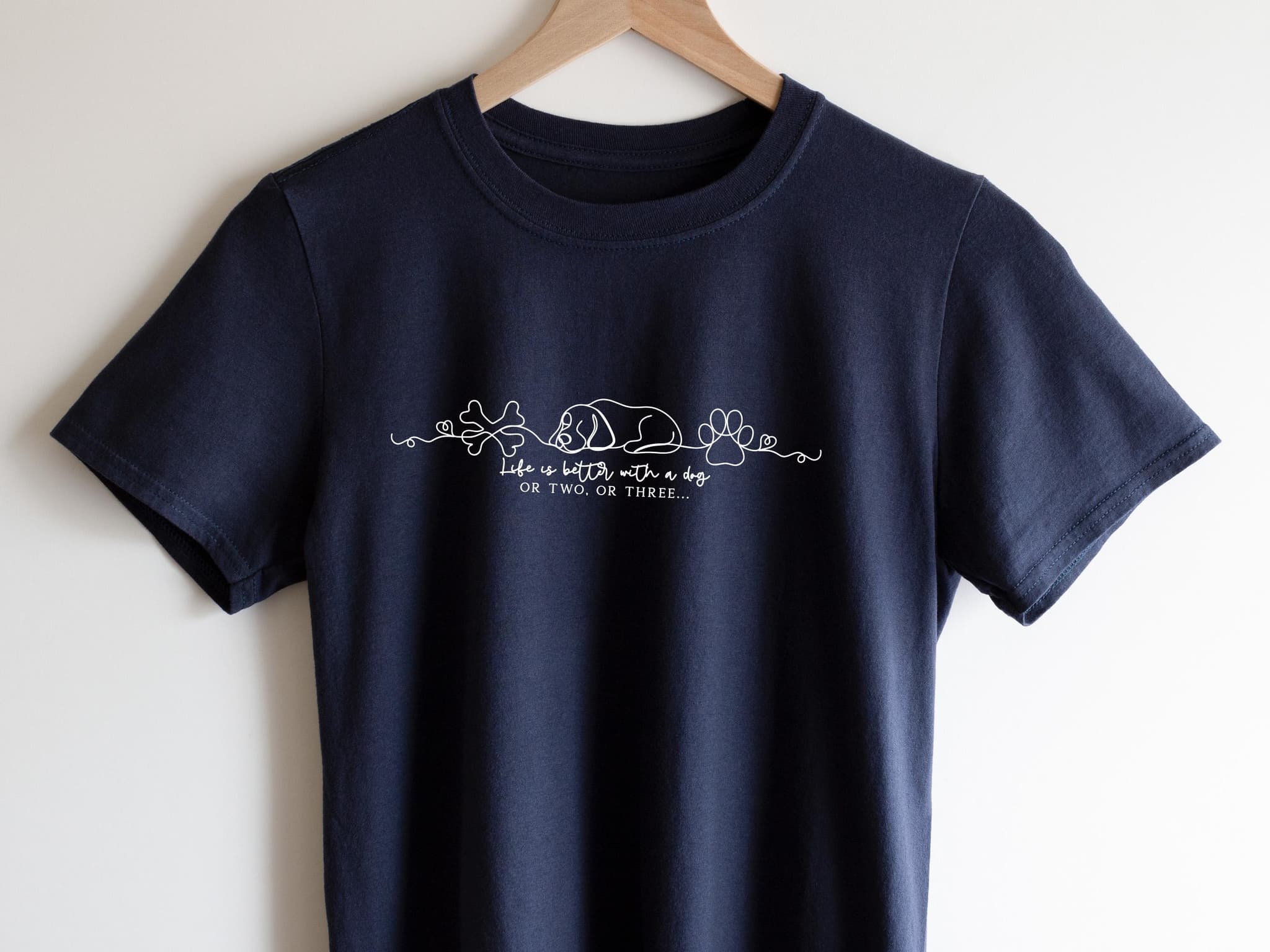 Easily distracted by horses and dogs T-shirt, gift for horse owner Sweatshirt,Hoodie — picture 1 of 2